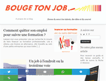 Tablet Screenshot of bougetonjob.com